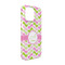 Pink & Green Geometric iPhone 13 Case - Angle