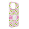 Pink & Green Geometric iPhone 13 Pro Max Case -  Angle
