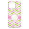 Pink & Green Geometric iPhone 13 Pro Max Case - Back