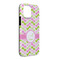 Pink & Green Geometric iPhone 13 Pro Max Tough Case - Angle