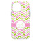 Pink & Green Geometric iPhone 13 Pro Max Tough Case - Back