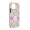 Pink & Green Geometric iPhone 13 Pro Tough Case -  Angle