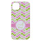 Pink & Green Geometric iPhone 14 Pro Max Case - Back