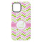 Pink & Green Geometric iPhone 15 Plus Tough Case - Back
