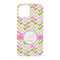 Pink & Green Geometric iPhone 15 Pro Case - Back