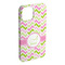 Pink & Green Geometric iPhone 15 Pro Max Case - Angle