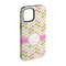 Pink & Green Geometric iPhone 15 Tough Case -  Angle