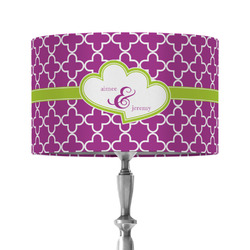 Clover 12" Drum Lamp Shade - Fabric (Personalized)