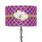 Clover 12" Drum Lampshade - ON STAND (Fabric)