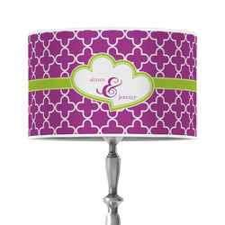 Clover 12" Drum Lamp Shade - Poly-film (Personalized)