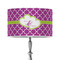 Clover 12" Drum Lampshade - ON STAND (Poly Film)