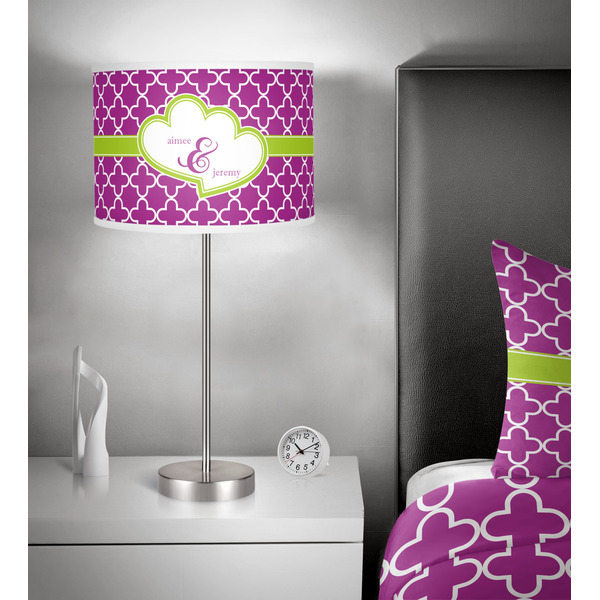 Clover 13 inch drum lamp shade - in room