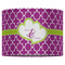Clover 16" Drum Lampshade - FRONT (Fabric)