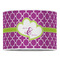 Clover 16" Drum Lampshade - FRONT (Poly Film)