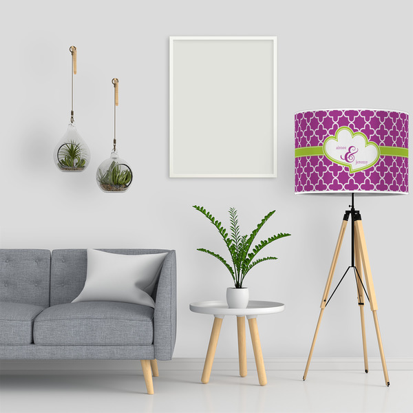 Clover 16" Drum Lampshade - LIFESTYLE