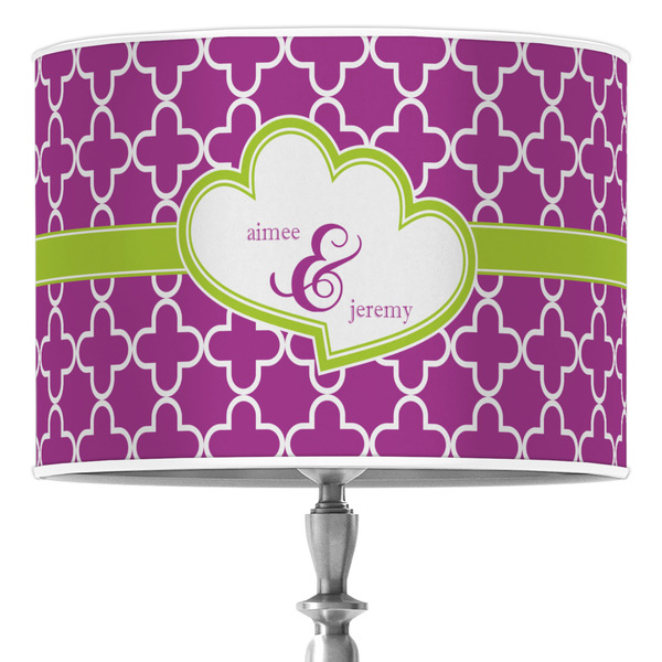 Custom Clover 16" Drum Lamp Shade - Poly-film (Personalized)