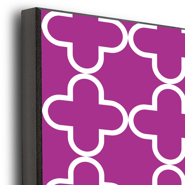 Clover 20x24 Wood Print - Closeup