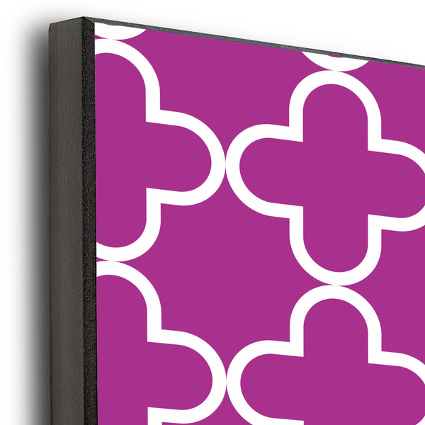 Clover 20x30 Wood Print - Closeup