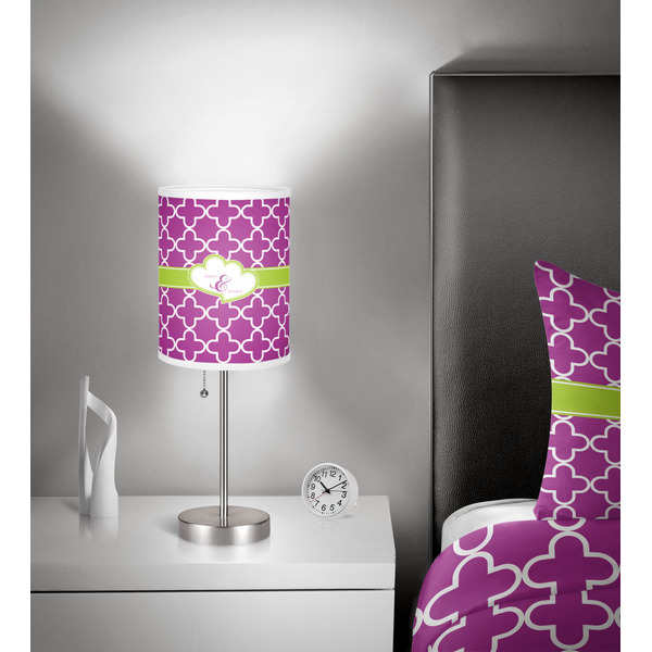 Clover 7 inch drum lamp shade - in room