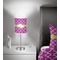 Clover 7 inch drum lamp shade - in room