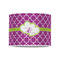 Clover 8" Drum Lampshade - FRONT (Poly Film)