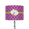 Clover 8" Drum Lampshade - ON STAND (Fabric)