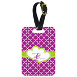 Clover Metal Luggage Tag w/ Couple's Names