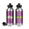 Clover Aluminum Water Bottle - Front and Back