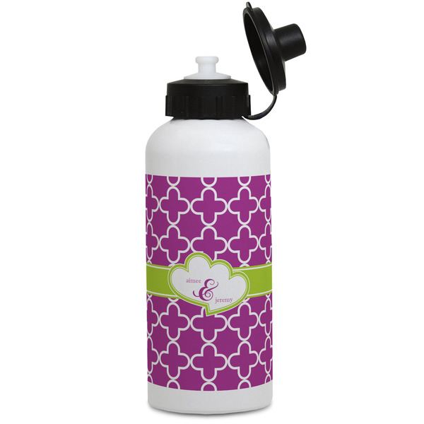 Custom Clover Water Bottles - Aluminum - 20 oz - White (Personalized)