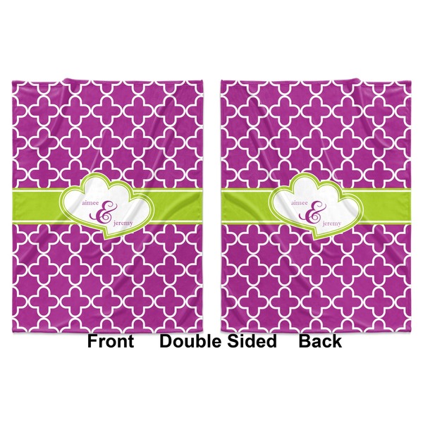 Clover Baby Blanket (Double Sided - Printed Front and Back)