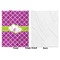 Clover Baby Blanket (Single Side - Printed Front, White Back)