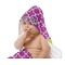 Clover Baby Hooded Towel on Child
