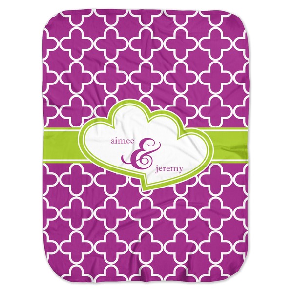 Custom Clover Baby Swaddling Blanket (Personalized)