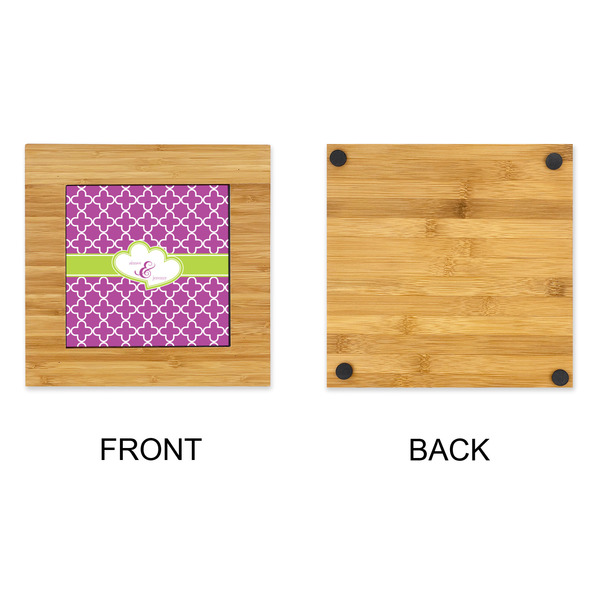 Clover Bamboo Trivet with 6" Tile - APPROVAL