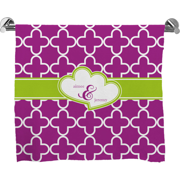 Custom Clover Bath Towel (Personalized)