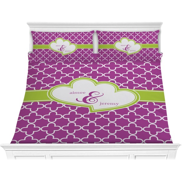 Custom Clover Comforter Set - King (Personalized)