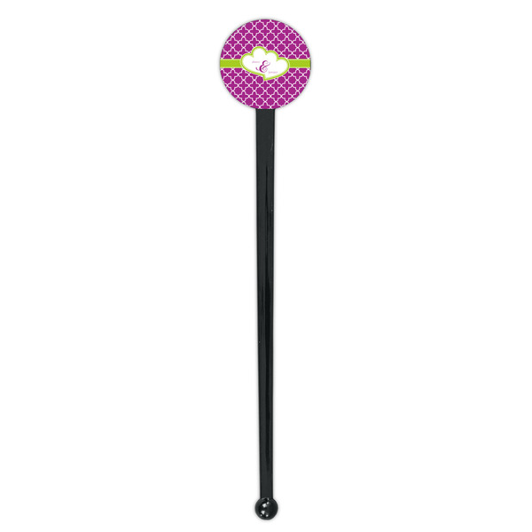 Clover Black Plastic 7" Stir Stick - Round - Single Stick