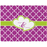 Clover Woven Fabric Placemat - Twill w/ Couple's Names