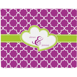 Clover Woven Fabric Placemat - Twill w/ Couple's Names