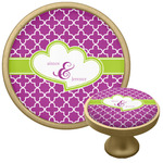 Clover Cabinet Knob - Gold (Personalized)