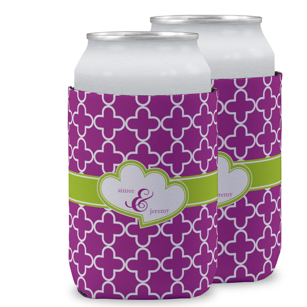 Custom Clover Can Cooler (12 oz) w/ Couple's Names