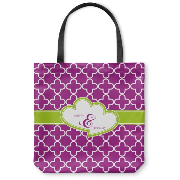 Custom Clover Canvas Tote Bag - Large - 18"x18" (Personalized)
