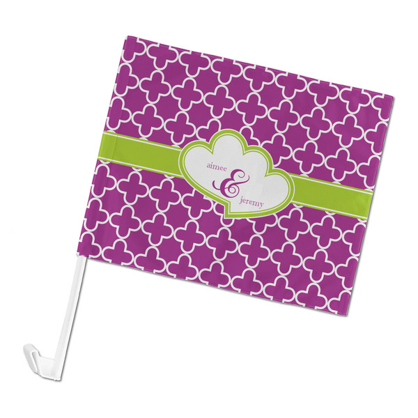 Custom Clover Car Flag - Large (Personalized)