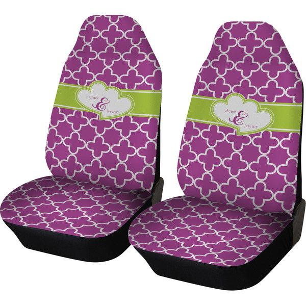 Custom Clover Car Seat Covers (Set of Two) (Personalized)