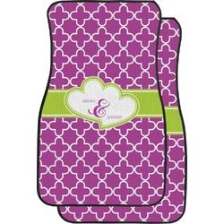 Clover Car Floor Mats (Front Seat) (Personalized)