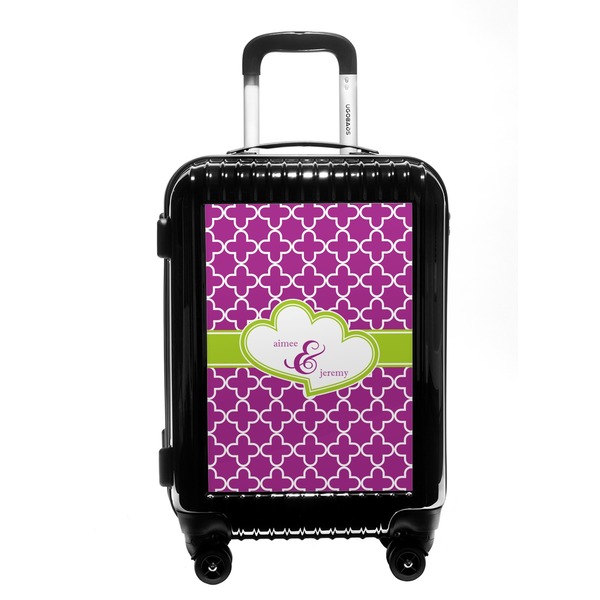 Custom Clover Carry On Hard Shell Suitcase (Personalized)
