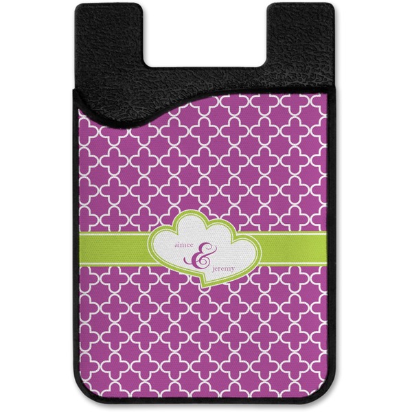 Clover Cell Phone Credit Card Holder