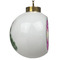 Clover Ceramic Christmas Ornament - Xmas Tree (Side View)