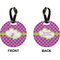 Clover Circle Luggage Tag (Front + Back)