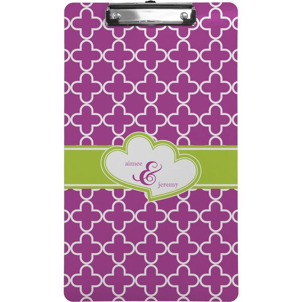 Custom Clover Clipboard (Legal Size) (Personalized)